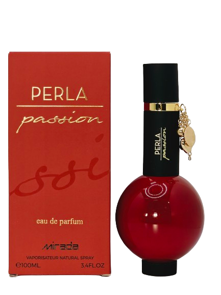 Perla Passion Women's Eau de Parfum 3.4oz/100ml Pear Grapefruit Currant Pink Pepper Heliotrope Pineapple Rose Jasmine Vanilla Patchouli