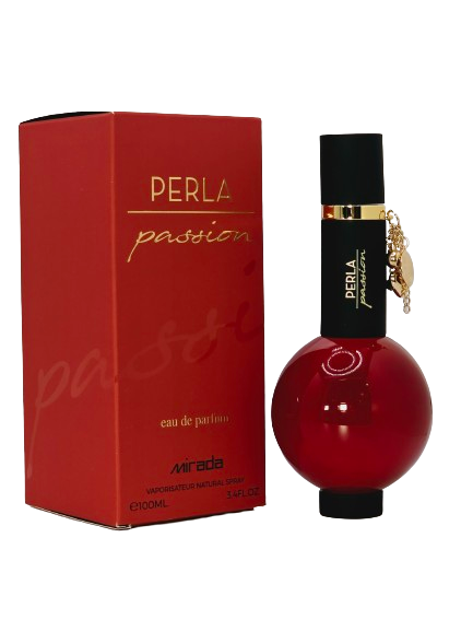 Perla Passion Women's Eau de Parfum 3.4oz/100ml Pear Grapefruit Currant Pink Pepper Heliotrope Pineapple Rose Jasmine Vanilla Patchouli