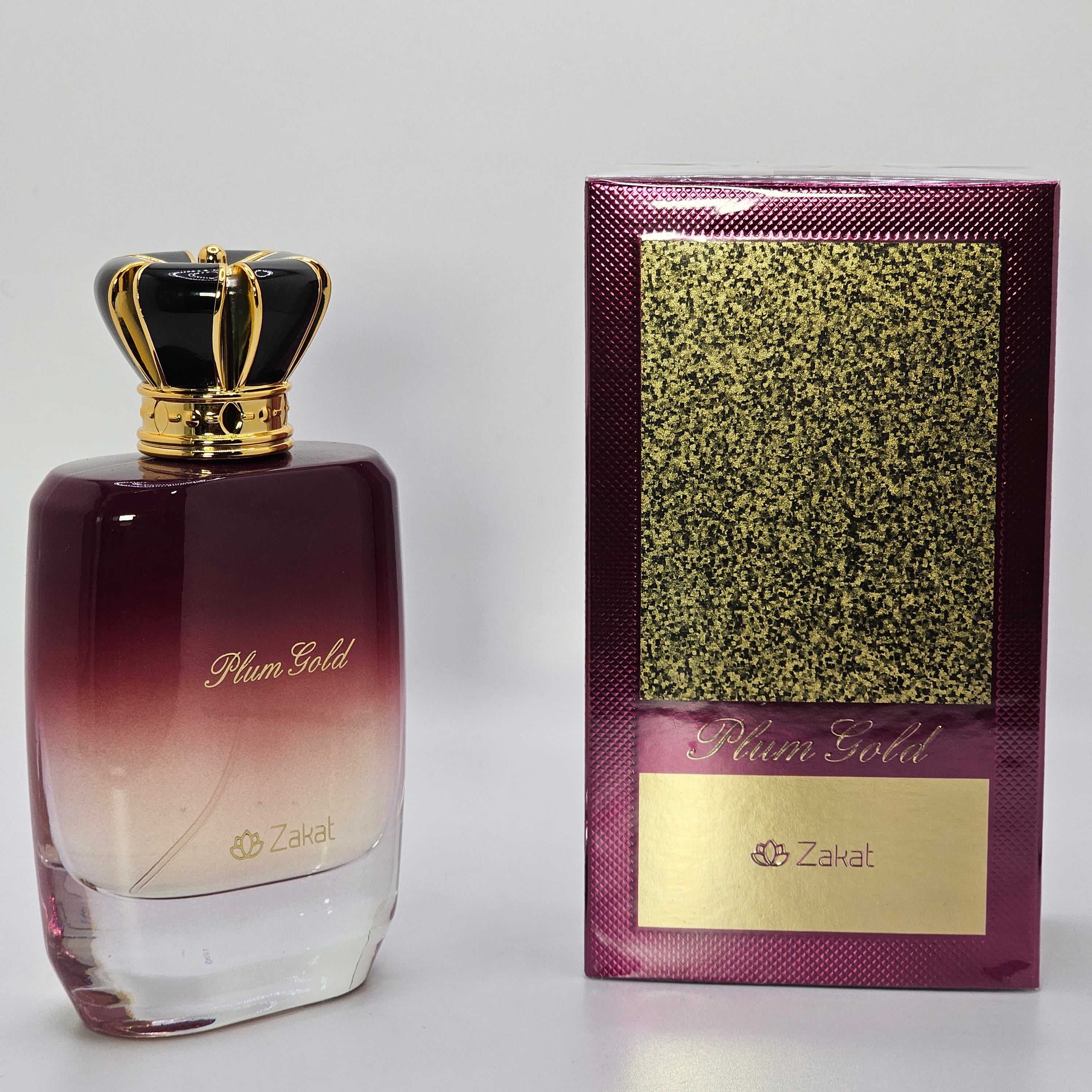 Perfume Plum Gold Eau De Parfum de Zakat para mujer, 3.4 oz/100 ml, increíble fragancia de nicho rica