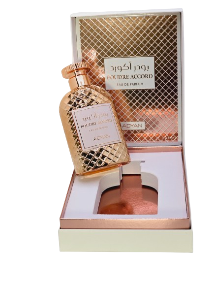 Poudre Accord Eau De Parfum 100ml/3.4oz By Adyan For Women Floral Caramel Bergamot