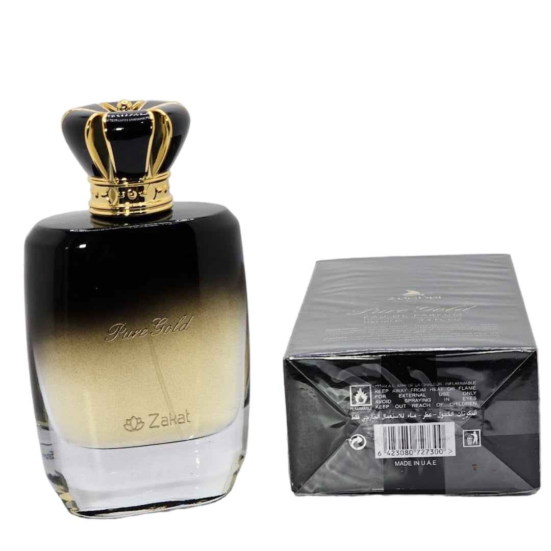 Pure Gold Eau De Parfum By Zakat 3.4 Oz/100 MLSuper Amazing Rich Niche Fragrance Women