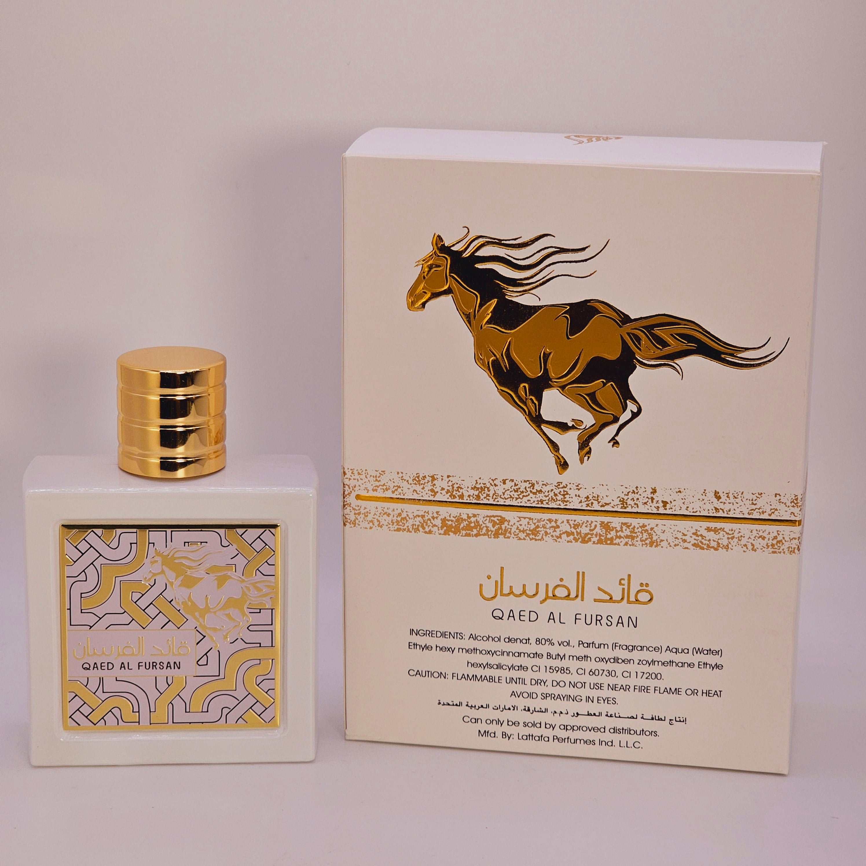 Qaed Al Fursan Unlimited de Lattafa Eau de Parfum Unisex Vaporizador 3.4oz/100ml Fragancias