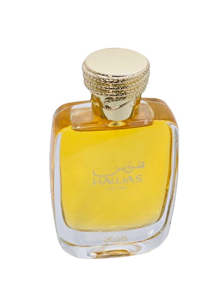 RASASI Hawas Eau de Parfum Spray for Women 3.4 Oz Floral Jasmine Fruity