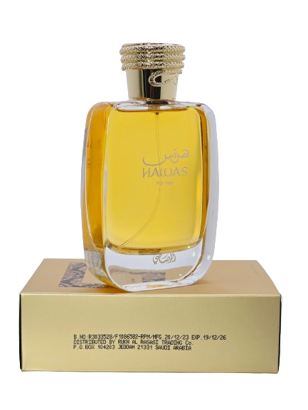 RASASI Hawas Eau de Parfum Spray for Women 3.4 Oz Floral Jasmine Fruity