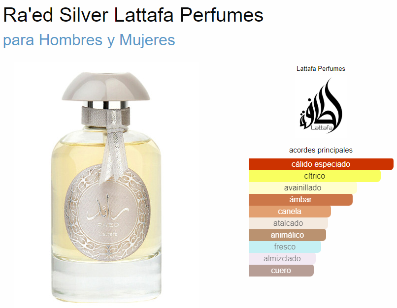 Lattafa Raed Silver EDP 3.4 oz Unisex
