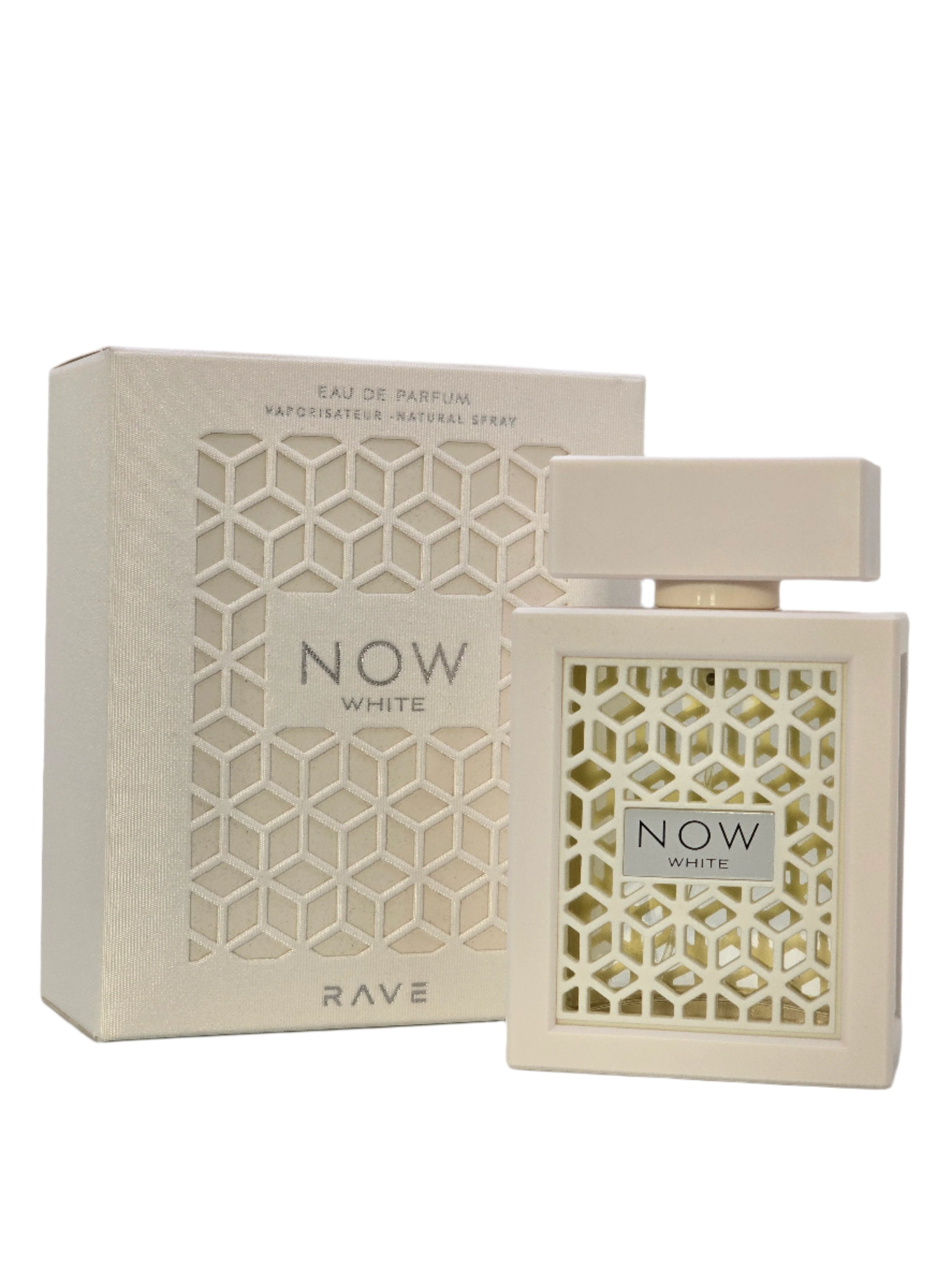 Rave Now White Eau De Parfum Unisex By Lattafa Spray 3.4 oz Fragrances Citrus Musky Woody Amber