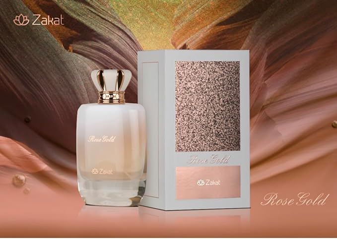 Rose Gold Eau De Perfum By Zakat 100 MLSuper Amazing Rich Niche Fragrance Women