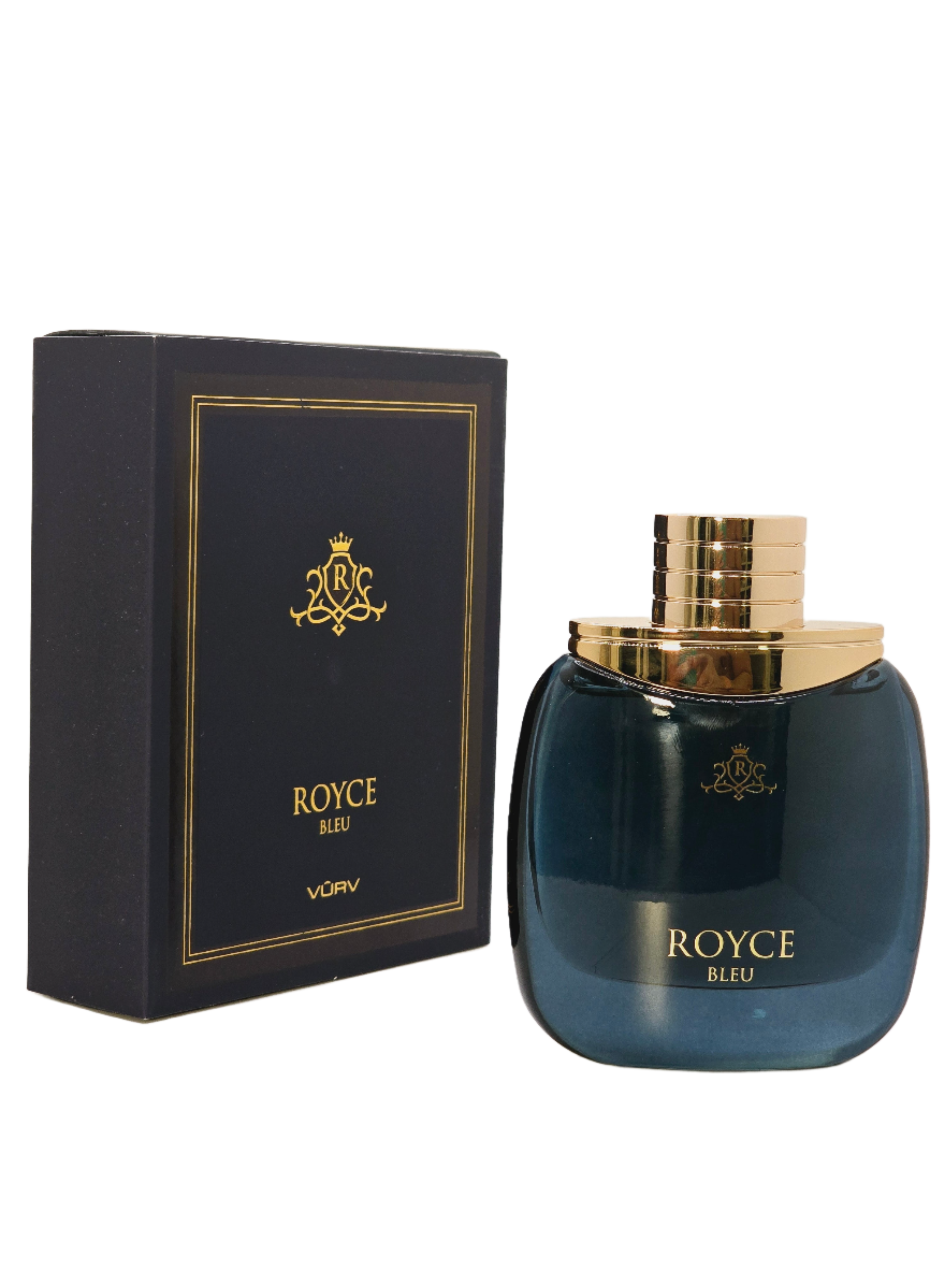Royce Bleu Eau De Parfum For Men 3.4oz/100ml By Vurv Patchouli Amber Precious Woods