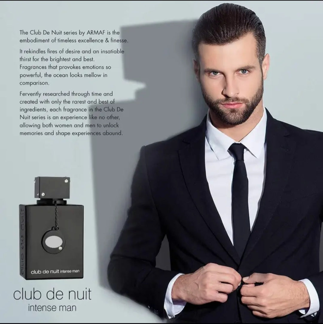 Club De Nuit Intense Eau De Toilette by Armaf for Men 3.6 oz: Exquisite Fragrance for Confident Men