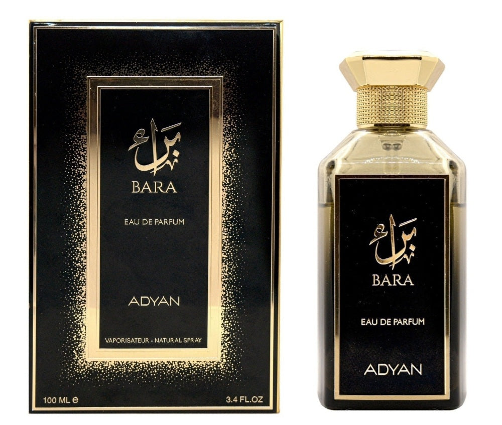 Bara by Adyan Unisex 3.4 Oz - A Captivating Blend of Woody, Amber, and Vanilla Sweetness