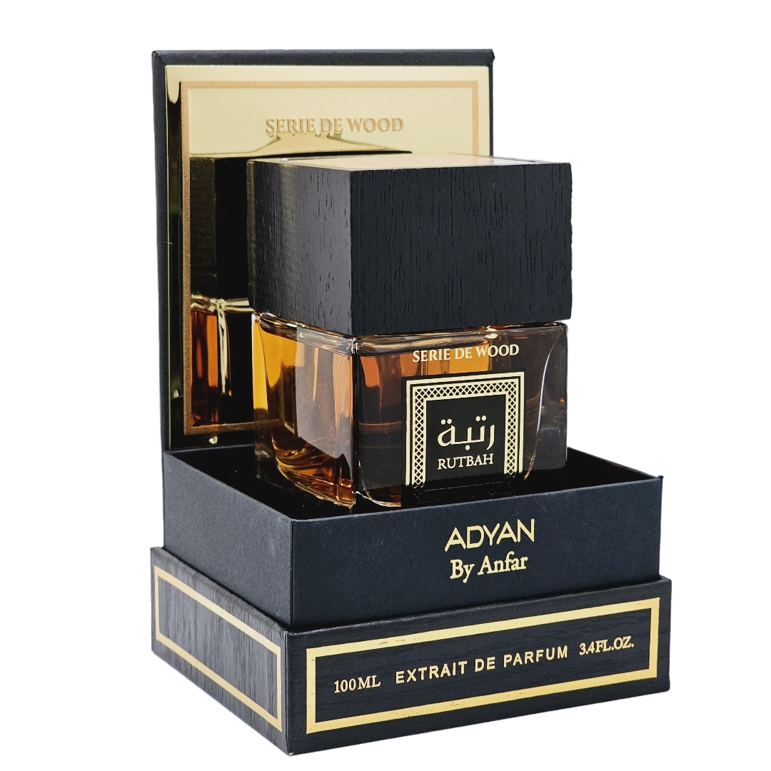 Serie de Wood Rutbah by Adyan Eau de Parfum Unisex - 100ml (3.4oz) - Woody Fragrance