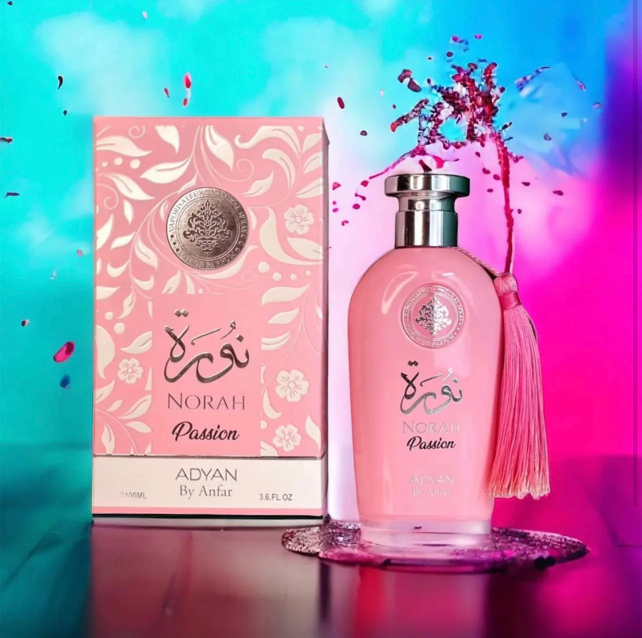 Set Norah Amour And Norah Passion Set Eau De Parfum 3.4 Oz For Women Fruity Floral