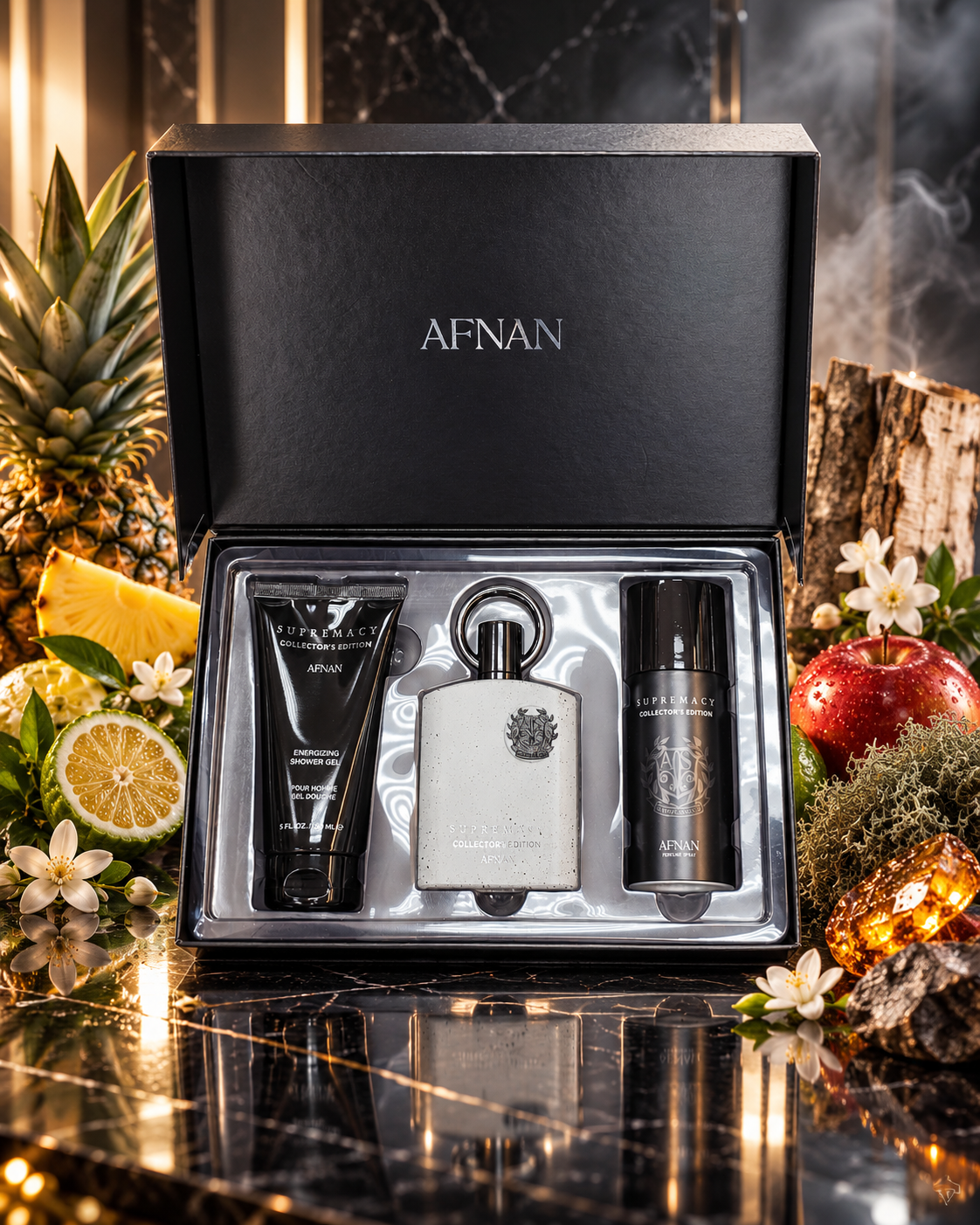 Afnan Supremacy Collector's Edition – Set de regalo de 100 ml y decant de 5 ml