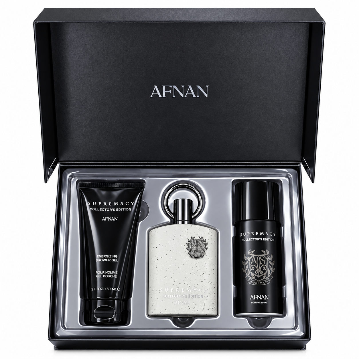 Afnan Supremacy Collector's Edition – Set de regalo de 100 ml y decant de 5 ml