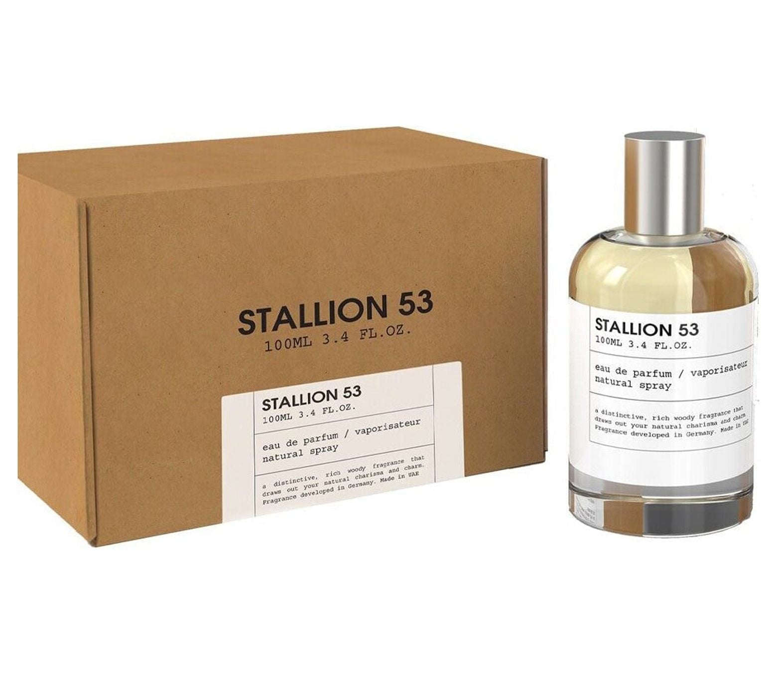 Stallion 53 Free Sample Perfume by Emper Luxury & Authentic Fragrance Unisex Eau De Parfum 3.4oz/100ml