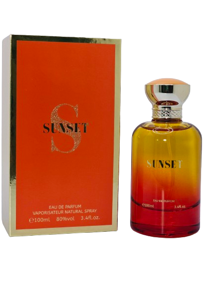Sunset By Bharara For Women Eau De Parfum 3.4oz/100ml Mandarin Caramel Sandalwood Amber Coconut