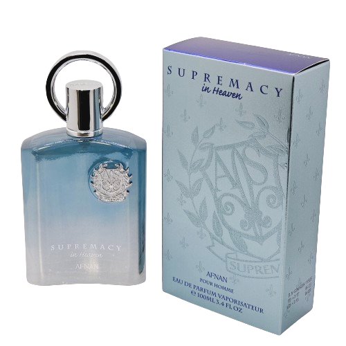 Supremacy In Heaven Afnan For Men 3.4 Oz Citrus Woody Floral Fruity Aromatic