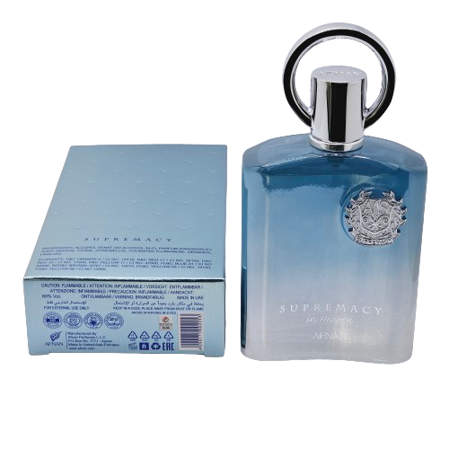 Supremacy In Heaven Afnan For Men 3.4 Oz Citrus Woody Floral Fruity Aromatic