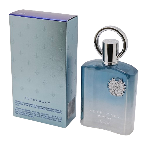 Supremacy In Heaven Afnan For Men 3.4 Oz Citrus Woody Floral Fruity Aromatic