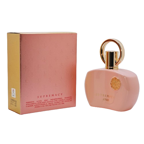 Supremacy Pink By Afnan For Women 3.4 Oz Rose Floral Violet Amber Fresh