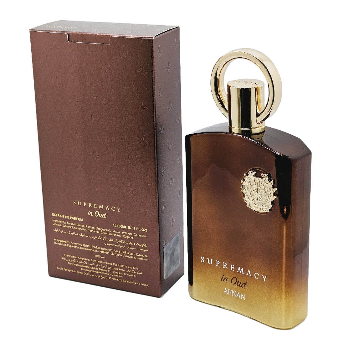 Supremacy in Oud by Afnan Unisex Extrait De Parfum 150 ML/5.07 Oz Saffron
