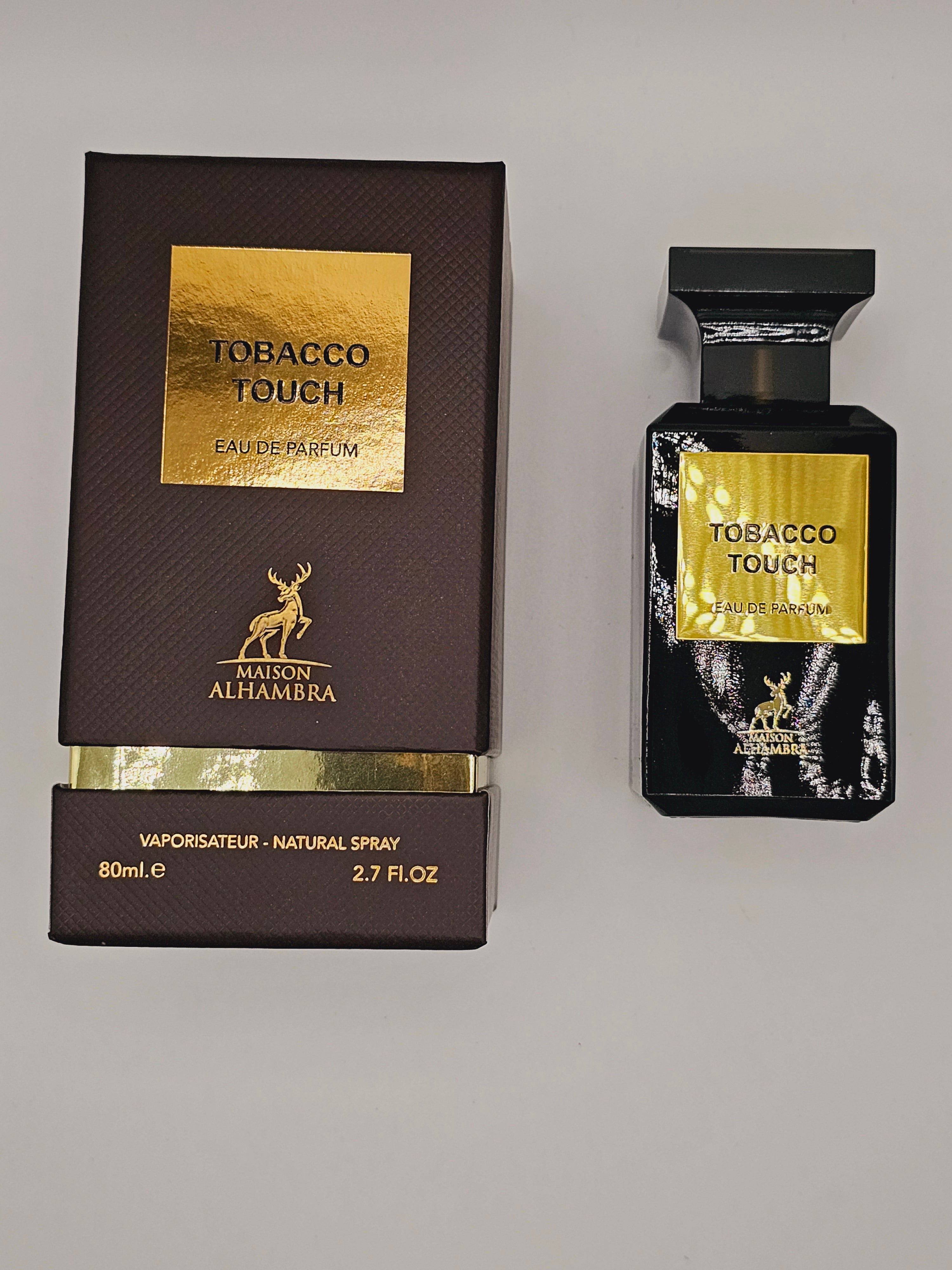 Tabacco Touch Eau De Parfum 3.4 Oz Para Hombres De Maison Alhambra Bergamota Jazmín Pachulí Vainilla