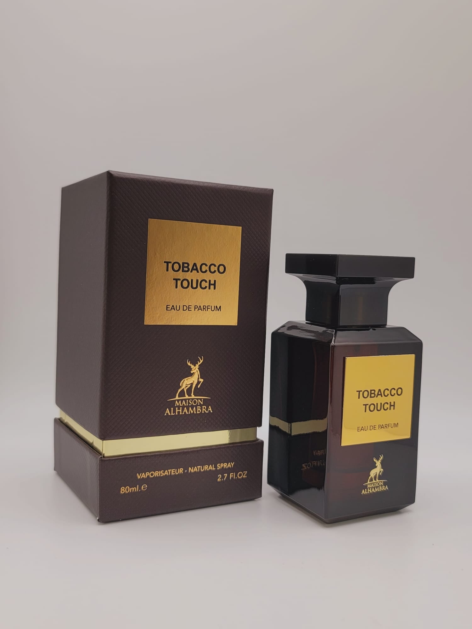 Tabacco Touch Eau De Parfum 3.4 Oz Para Hombres De Maison Alhambra Bergamota Jazmín Pachulí Vainilla