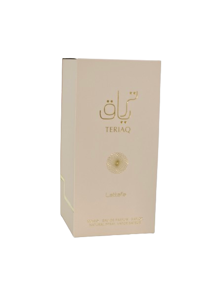 Teriaq By Lattafa Eau 3.4Oz De Parfum Unisex Sweet Caramel Honey Fruity Vanilla Leather Almond Powdery Musky Animalic
