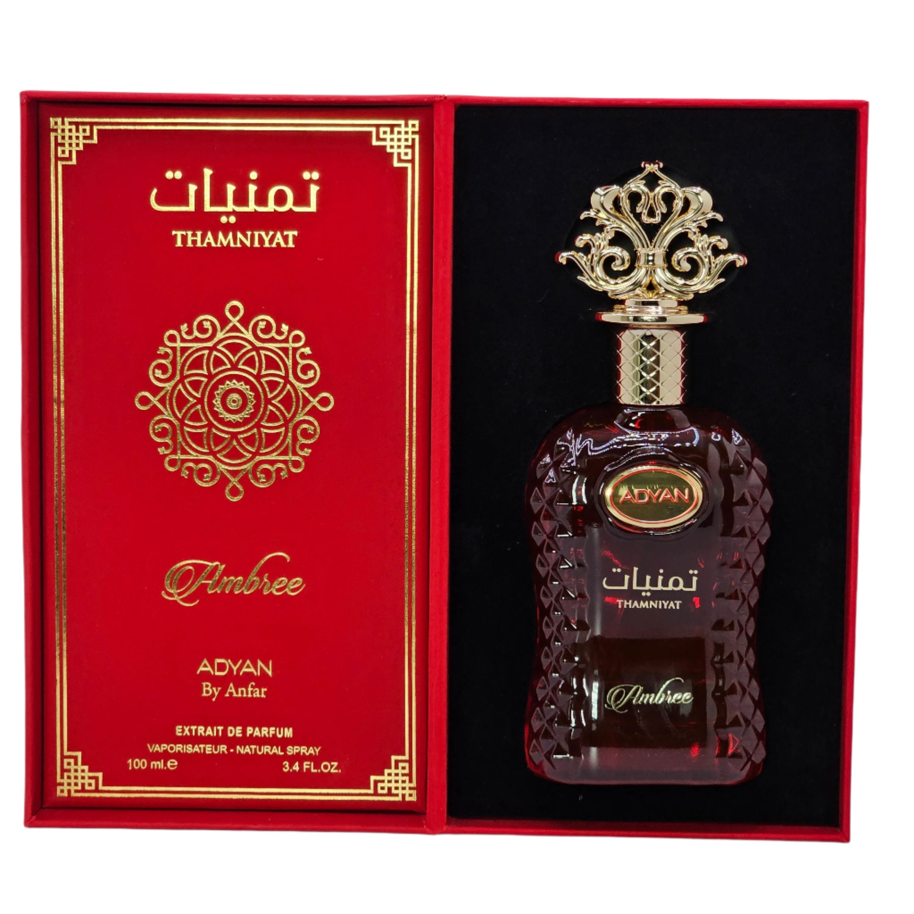 Thamniyat Ambree By Adyan Extrait De Parfum for women and men 3.4 Oz