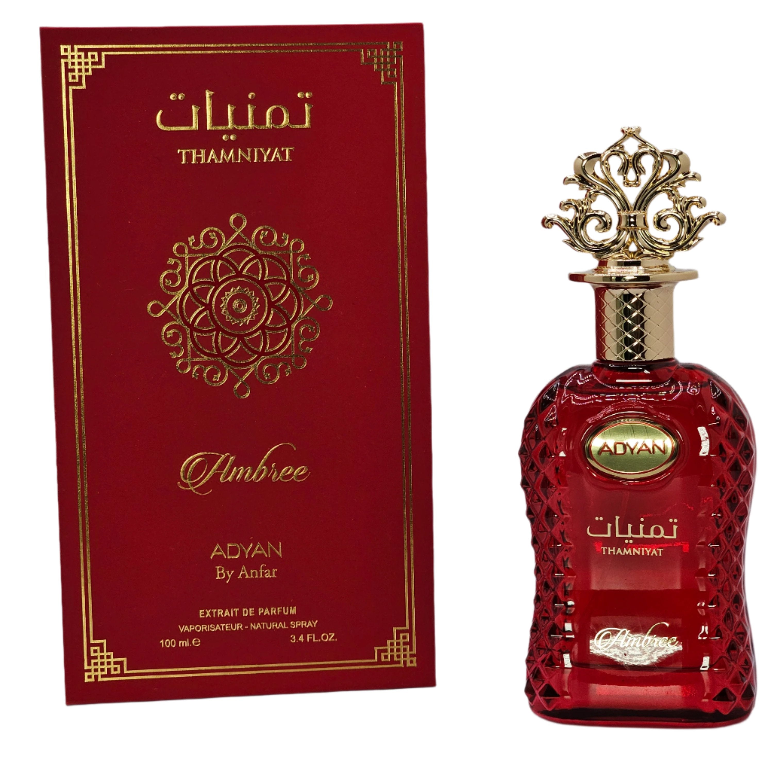 Thamniyat Ambree By Adyan Extrait De Parfum for women and men 3.4 Oz