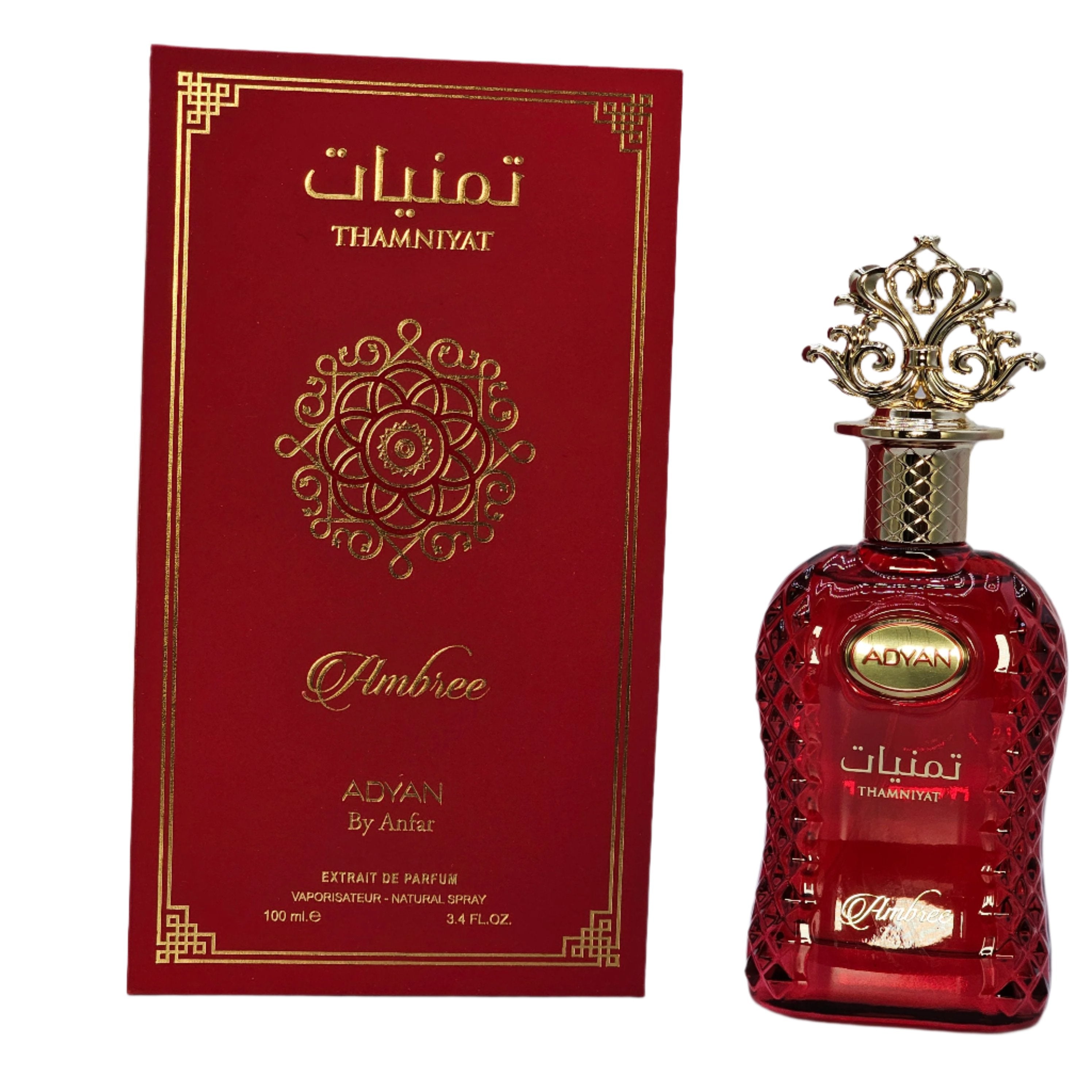 Thamniyat Ambree By Adyan Extrait De Parfum for women and men 3.4 Oz