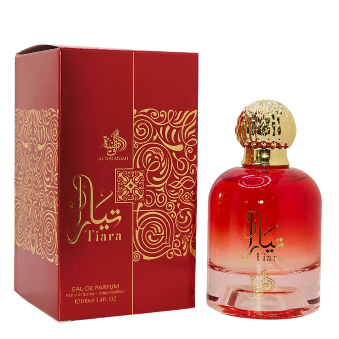 Tiara By Al Wataniah For Women 3.4oz/100ml Jasmine Sweet Strawberries Patchouli Cedar