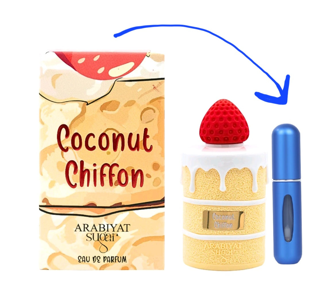 Travel Sample 5ml Arabiyat Sugar Coconut Chiffon Eau De Parfum