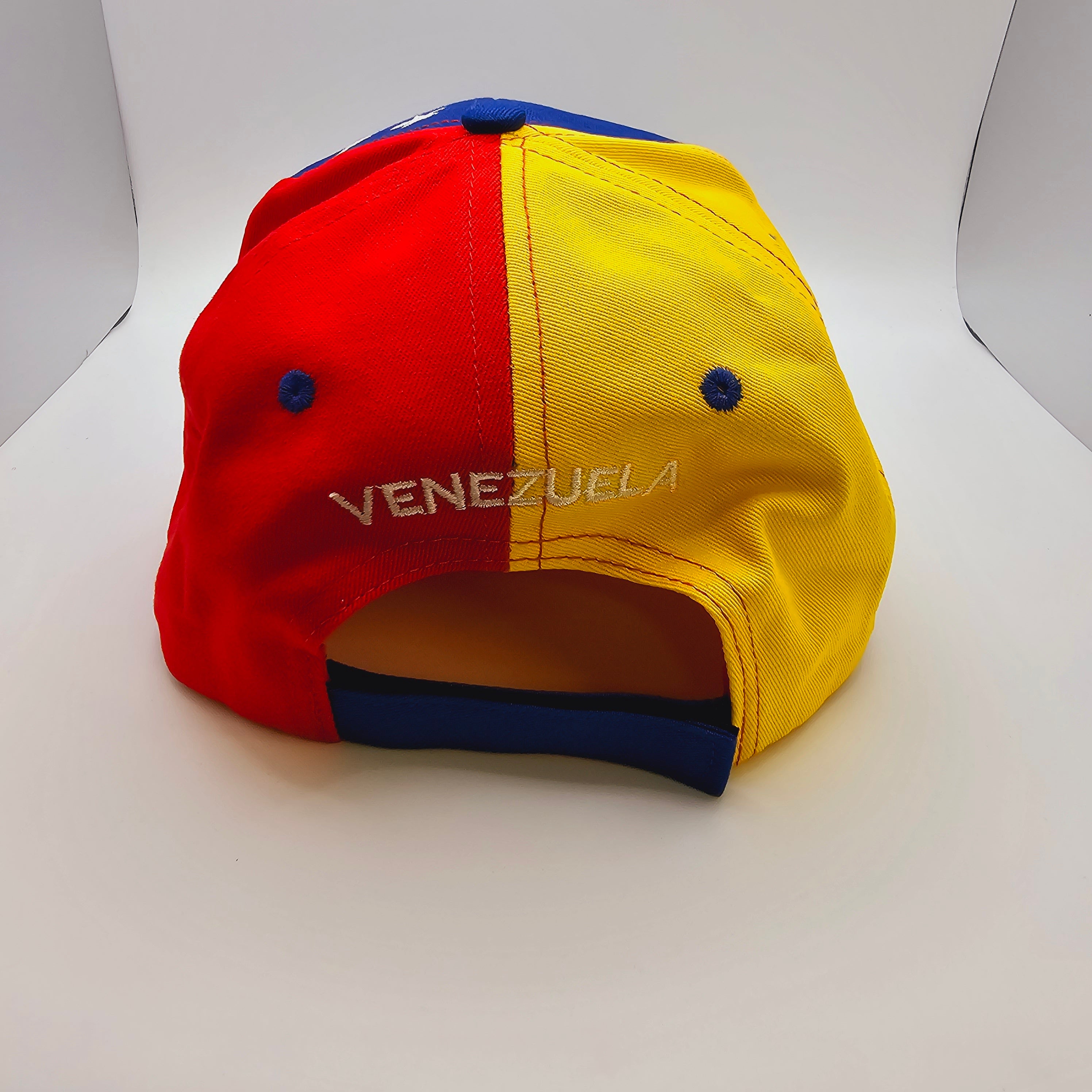 Venezuelan Caps 7 Stars Adjustable Black White Multicolor Gorras