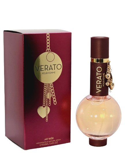 Verato Women's Eau de Parfum 3.4oz/100ml Orange Green Apple Jasmine Lily of the Valley Amber