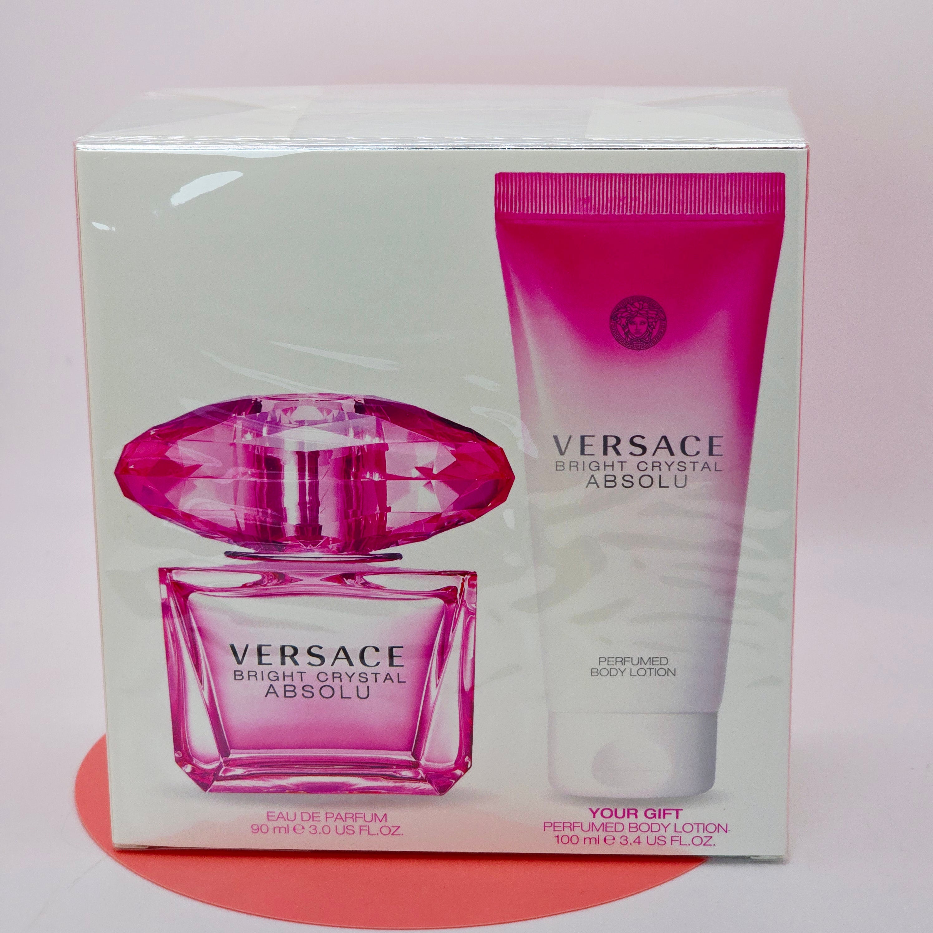 Versace Bright Crystal Absolute 2 Piece Gift Set for Women 90ML3oz