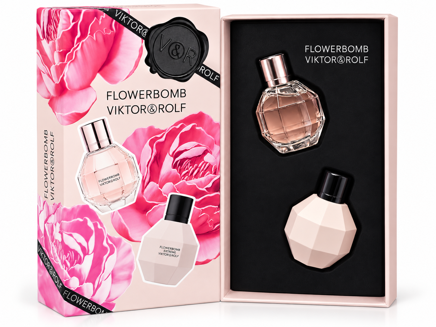 Viktor & Rolf Flowerbomb & Flowerbomb Extrême Gift Set – Miniature Duo