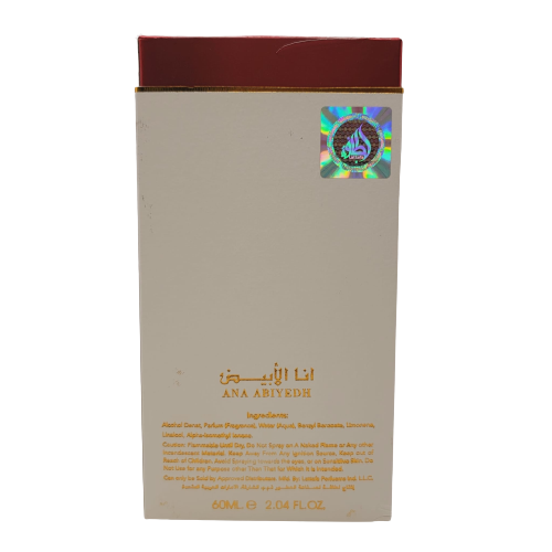 Ana Abiyedh Rouge By Lattafa Unisex Eau De Parfum Spray 3.4 Oz - A Captivating Fragrance