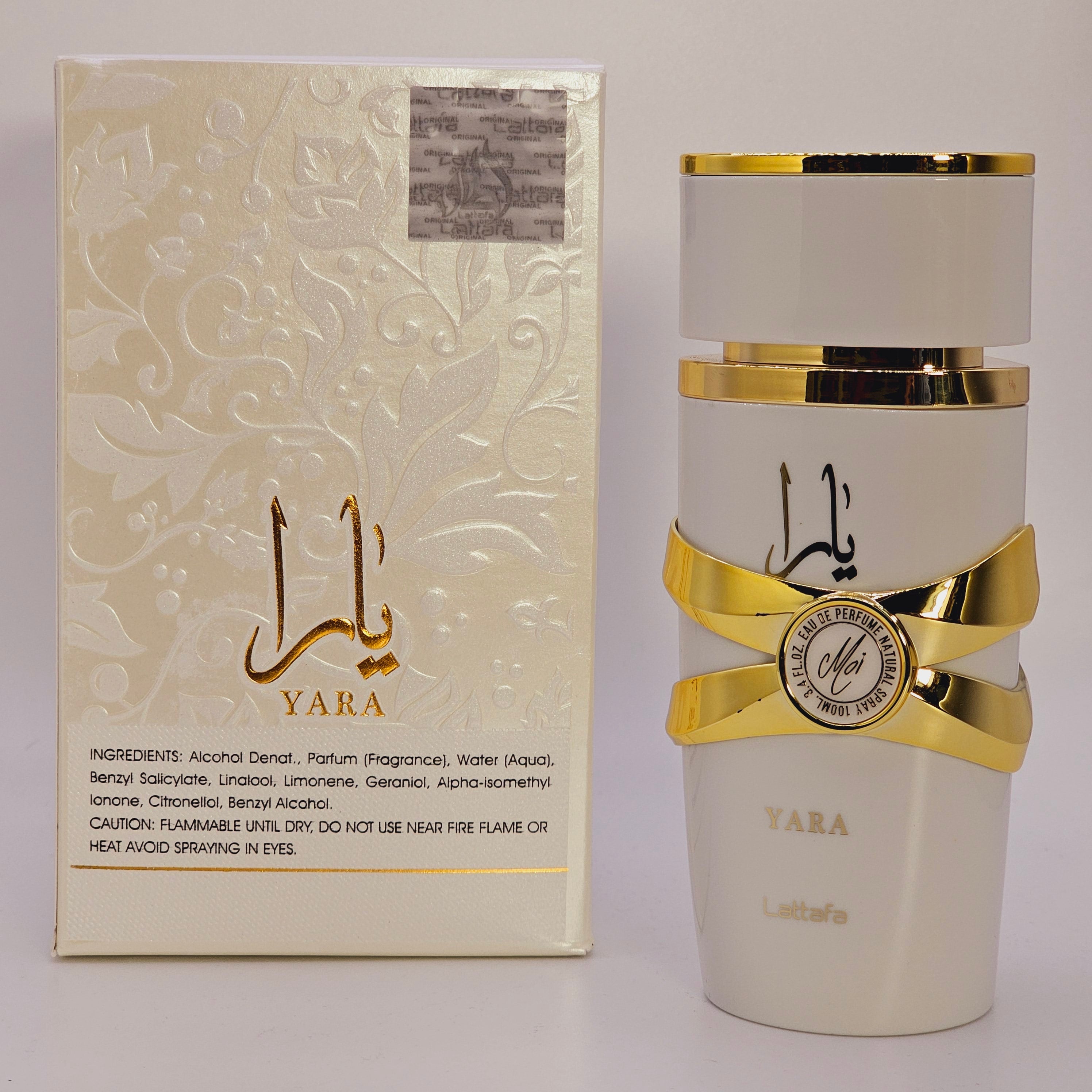 Yara Moi Eau de Parfum para mujer de Lattafa 3.4oz/100ml Spray fragancias exquisitas para mujeres