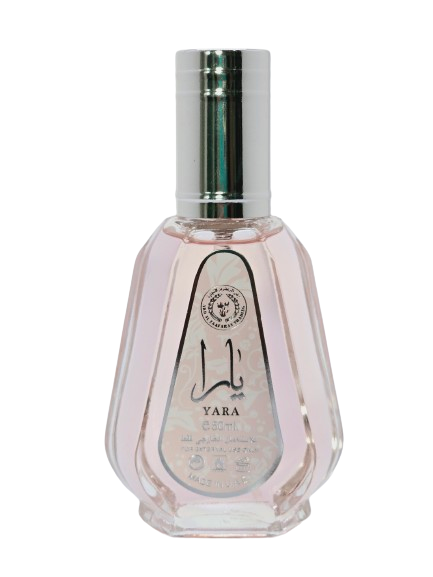Yara by Lattafa Perfumes Eau De Parfum For Women 50ml/1.7oz Sweet Vanilla Powdery Tropical Fruity Musky Floral Citrus