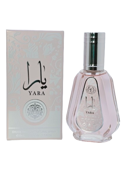 Yara by Lattafa Perfumes Eau De Parfum For Women 50ml/1.7oz Sweet Vanilla Powdery Tropical Fruity Musky Floral Citrus