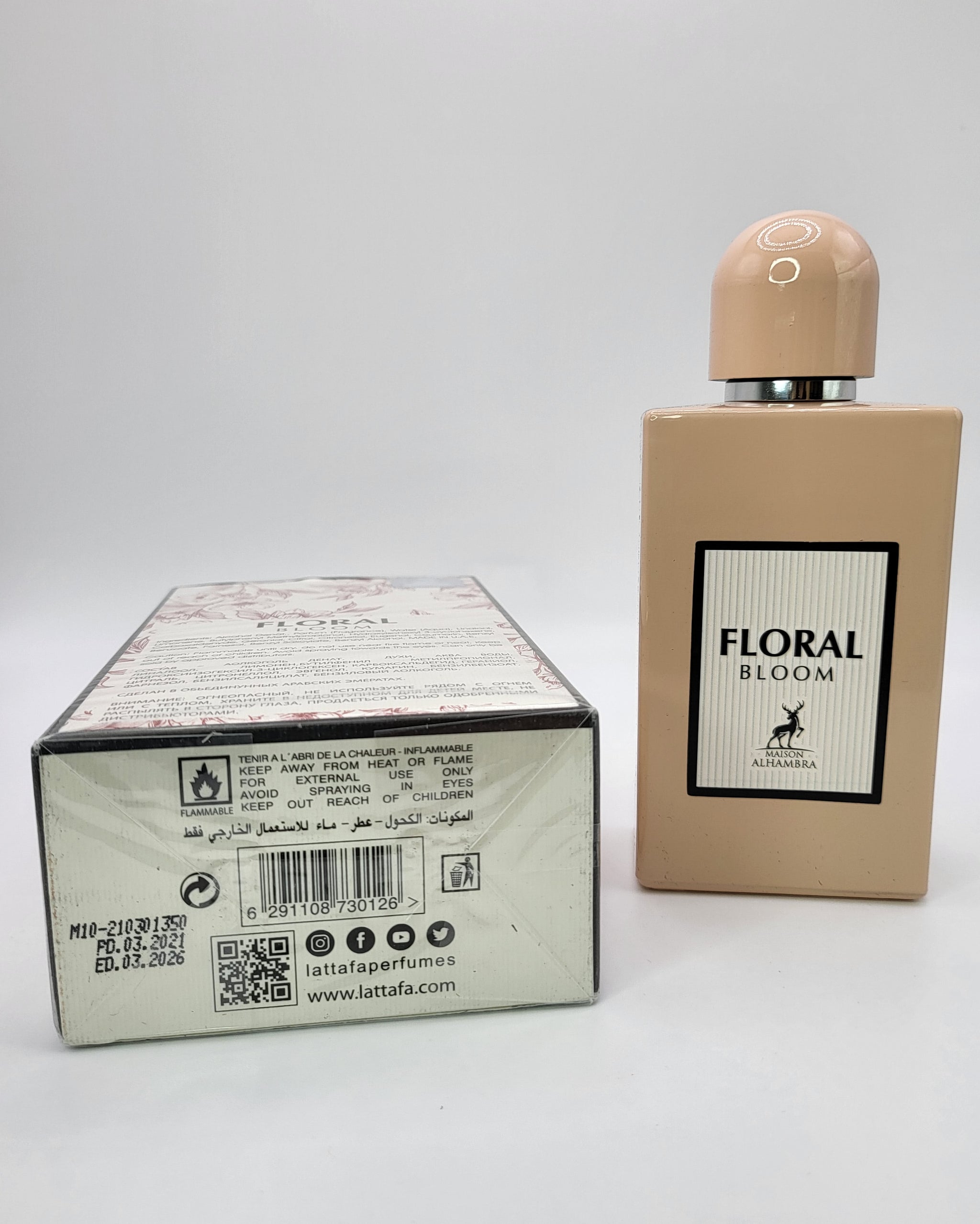 Floral Bloom Luxury Perfume3.4 Oz/100ML Maison Alhambra Eau De Parfum