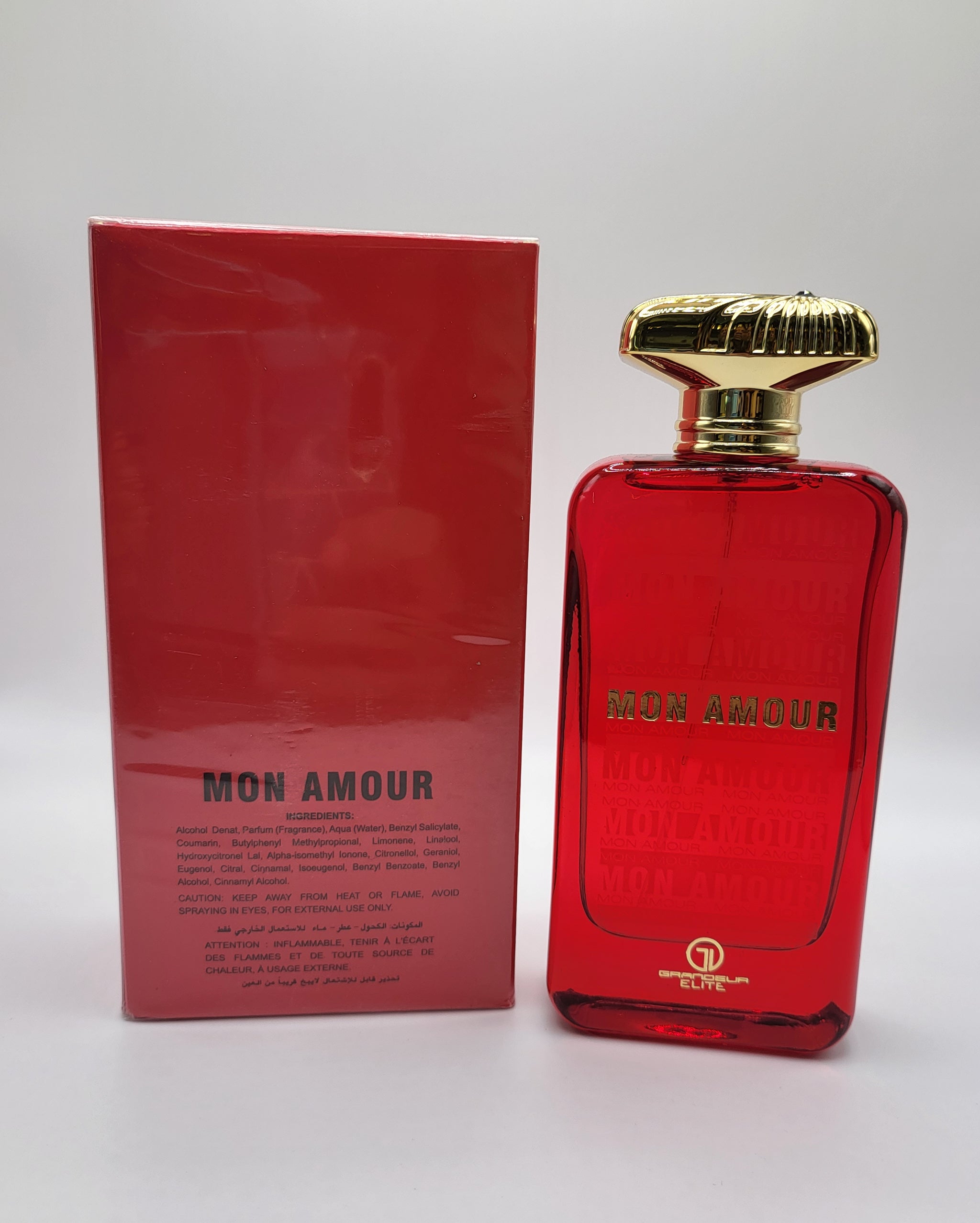 Mon Amour Eau De Parfum 3.4 Oz by Grandeur For Women