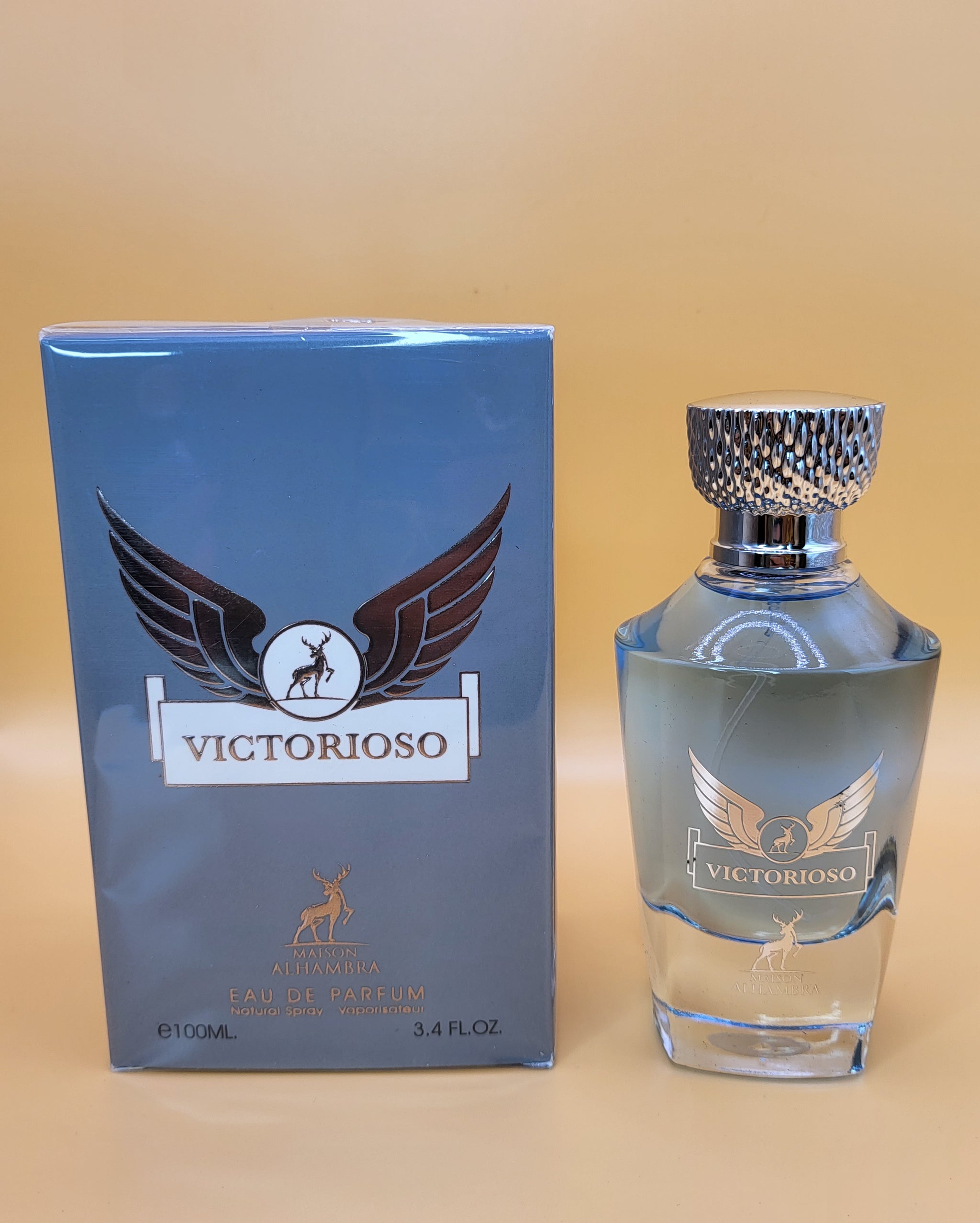 Victorioso Eau De Parfum For Men 3.4 Oz by Maison Alhambra - Redbagstores