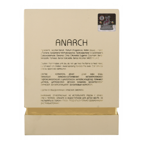 Anarch de Maison AlHambra Eau De Parfum 100ml para Mujer Bergamota Melocotón Sándalo