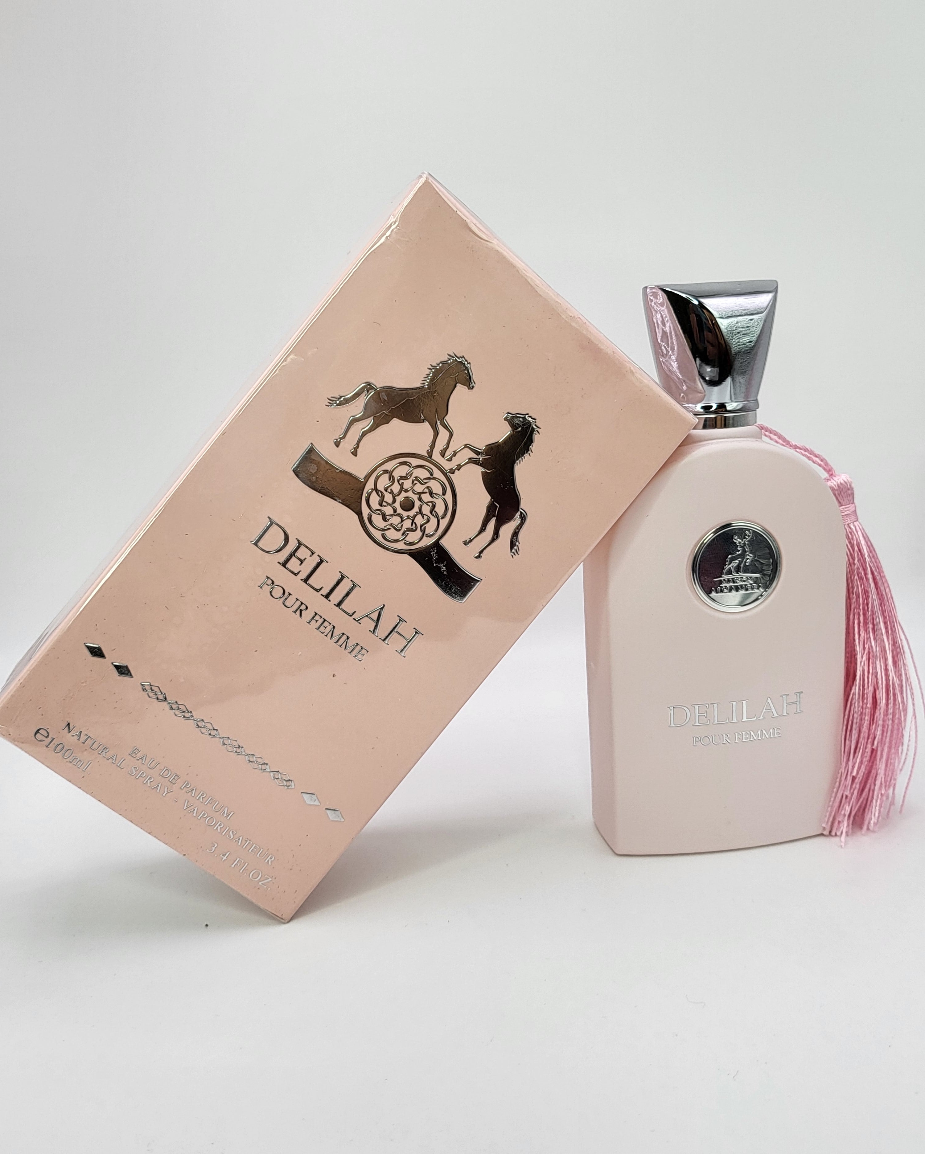 Delilah Pour Femme Eau De Parfum by Maison Alhambra For Women 3.4oz/100ml Unveiling Timeless Femininity