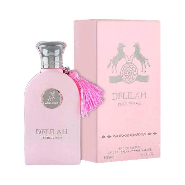 Delilah Pour Femme Eau De Parfum by Maison Alhambra For Women 3.4oz/100ml Unveiling Timeless Femininity