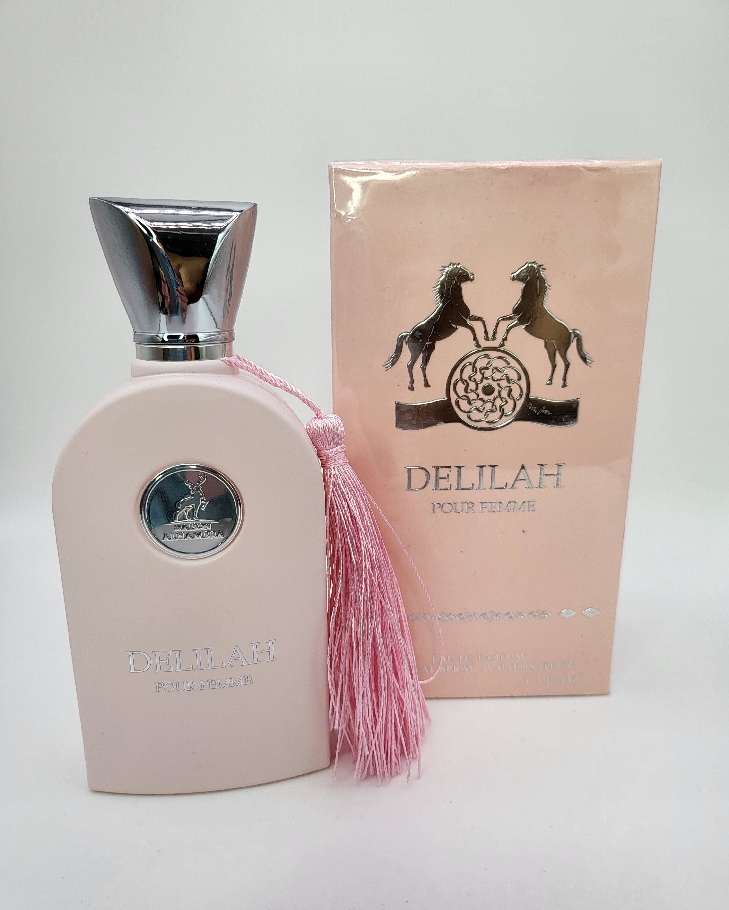 Delilah Pour Femme Eau De Parfum by Maison Alhambra For Women 3.4oz/100ml Unveiling Timeless Femininity