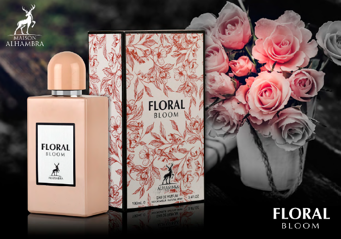 Floral Bloom Luxury Maison Alhambra Eau De Parfum for Women 3.4oz/100ml