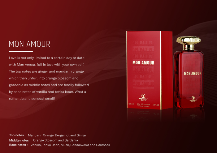 Mon Amour Eau De Parfum 3.4 Oz by Grandeur For Women